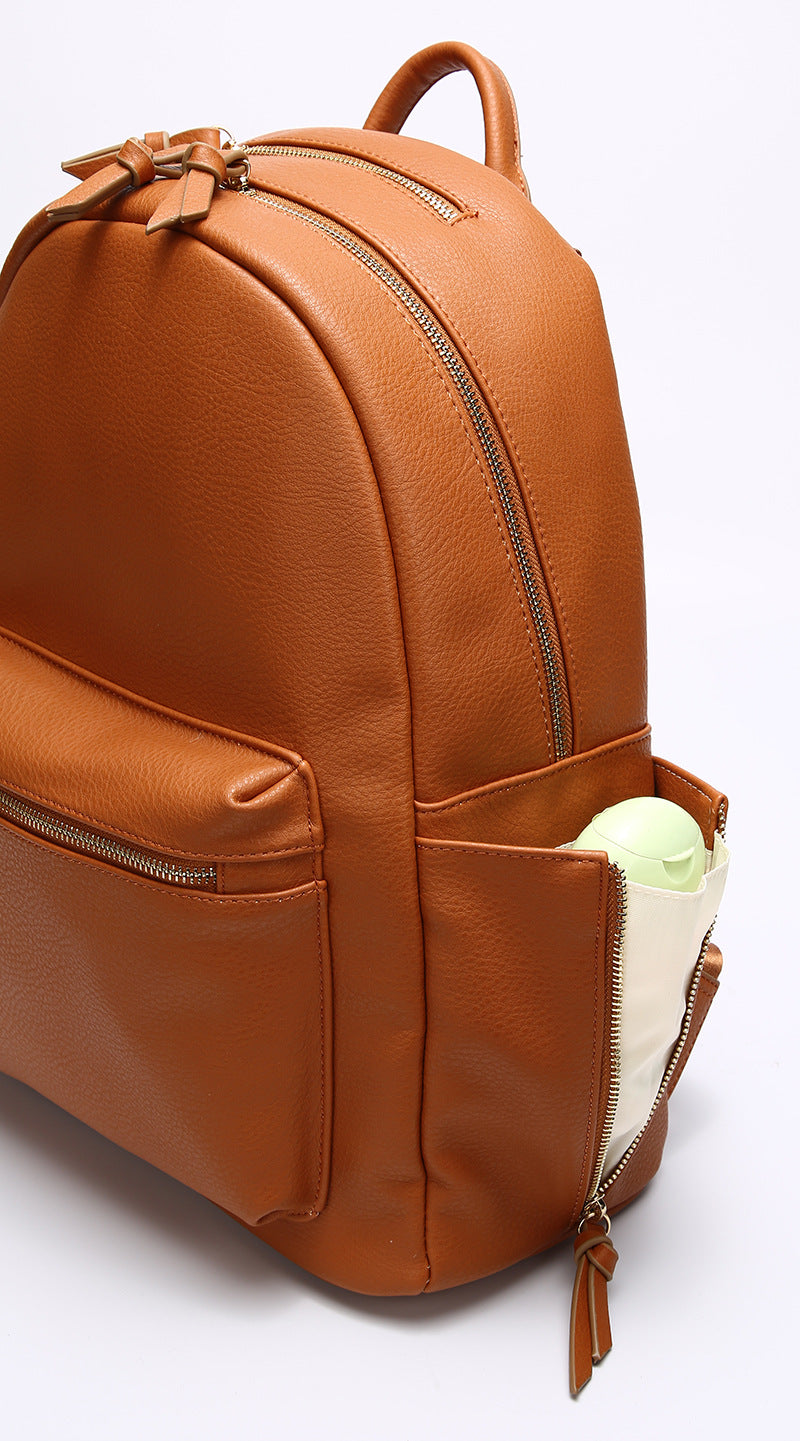 The Compact Vegan Leather Backpack - phili-aus